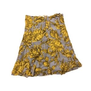 BANANA REPUBLIC: floral flounce skirt